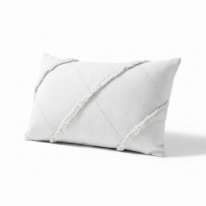 Cojín Anira blanco nórdico 35x50