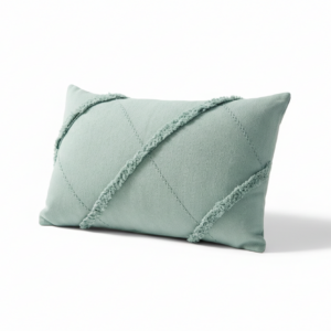 Cojín Anira verde mar 35x50