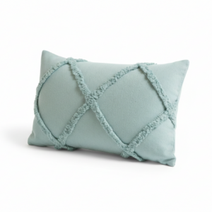 Cojín Délia verde mar 35x50